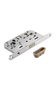 Защёлка врезная магнитная под ключевой цилиндр ADDEN BAU KEY-5085 MAG CHROME (цвет ХРОМ БЛЕСТЯЩИЙ)
