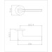 Ручка ADDEN BAU ELIT S-487 GRAPHITE (цвет ГРАФИТ)