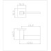 Ручка ADDEN BAU COSMO S-533 BLACK (цвет ЧЁРНЫЙ МАТОВЫЙ)