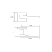 Ручка ADDEN BAU CLIFF S-520 BLACK (цвет ЧЁРНЫЙ МАТОВЫЙ)